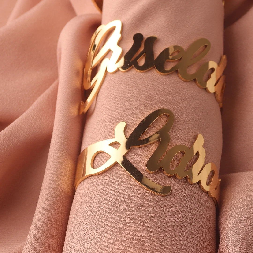 Personalized Adjustable Punk Bracelet Cuff Bangle