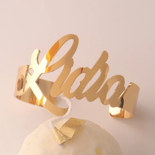 Personalized Adjustable Punk Bracelet Cuff Bangle